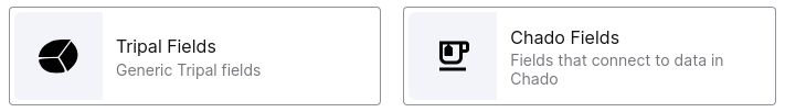 Selectors for Tripal fields and for Chado fields